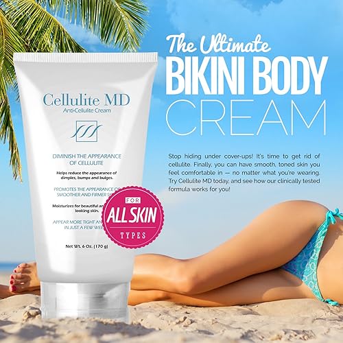 Miniatura 5 de Crema tonificante reafirmante disminuye la apariencia de la celulitis 6 oz Nuevo por Cellulite MD