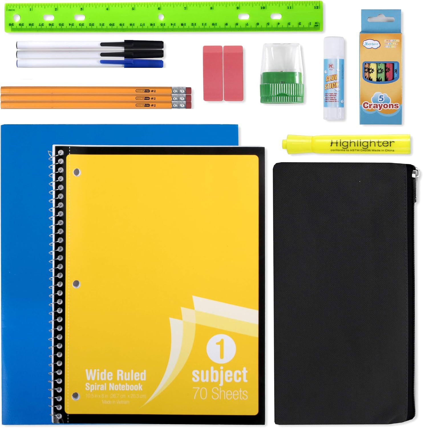 Wholesale School Supplies Bulk for Kids, 24 Packs of 20