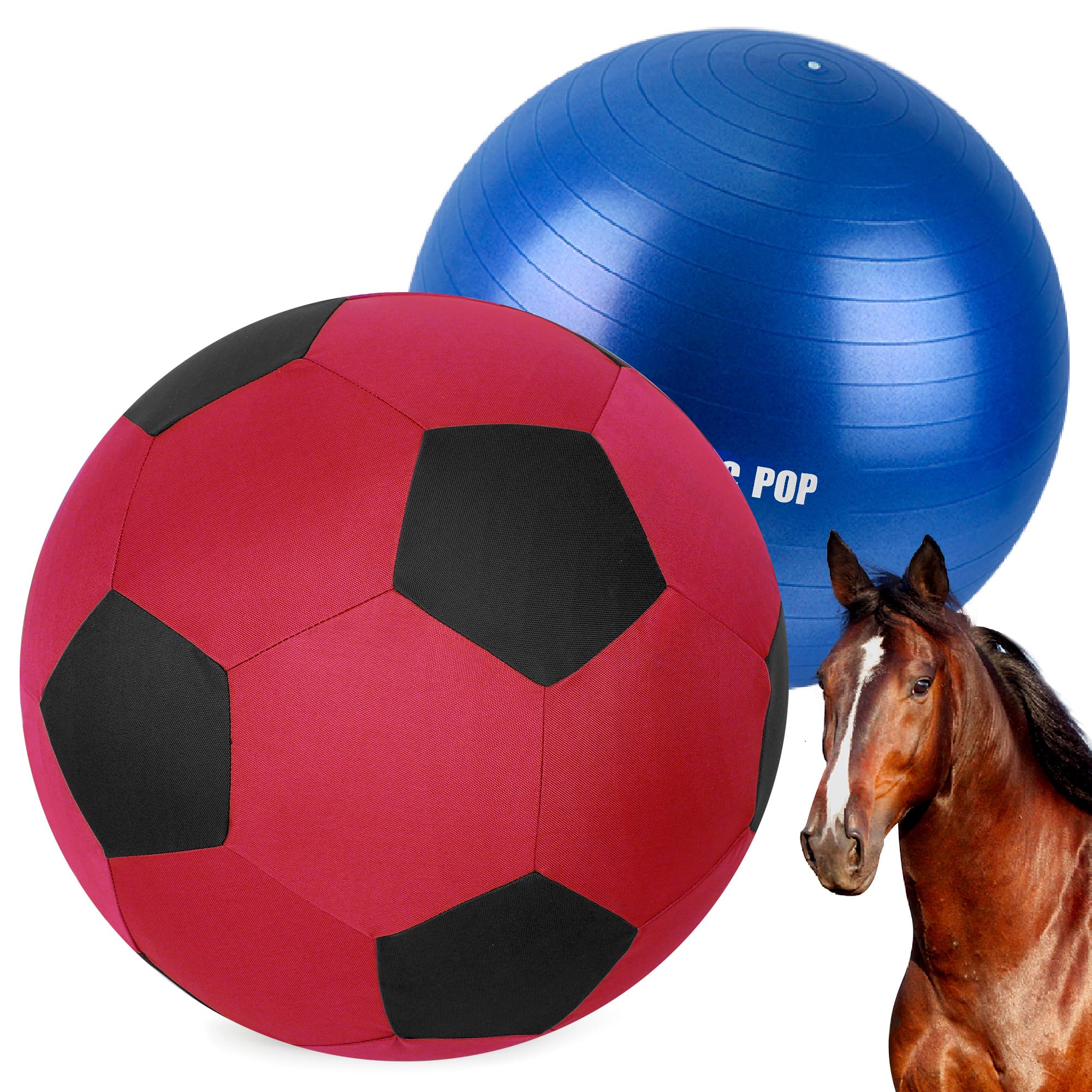 ANC POP Herding Ball for Horse Horse Ball & Ball Cover 40
