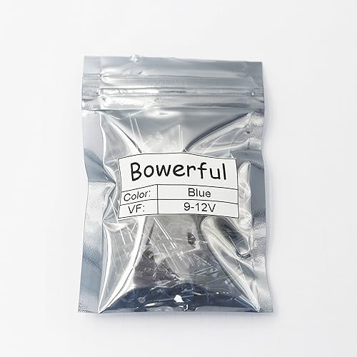 Vista 14 de 100pcs 12V 0.197 in UV LED 9V 12V calibre Cluster Instrumento diodos emisores de luz