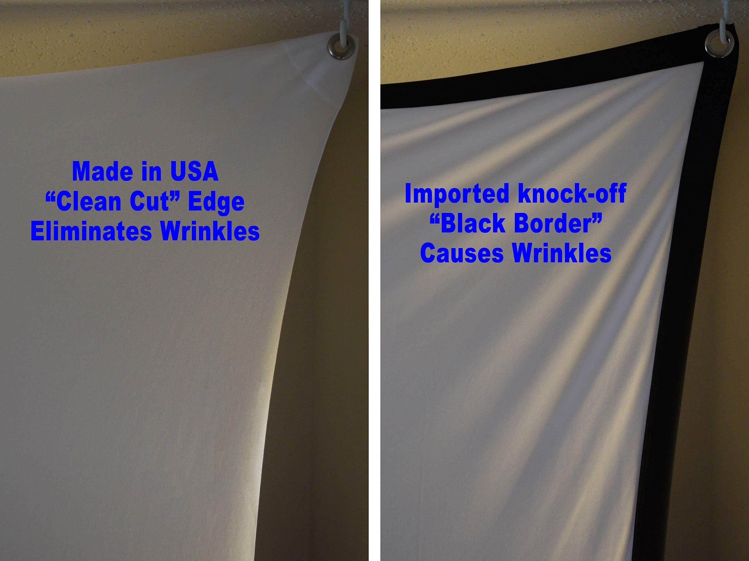 Buy 120” inch Portable Spandex Projector Screen. Complete Kit Includes