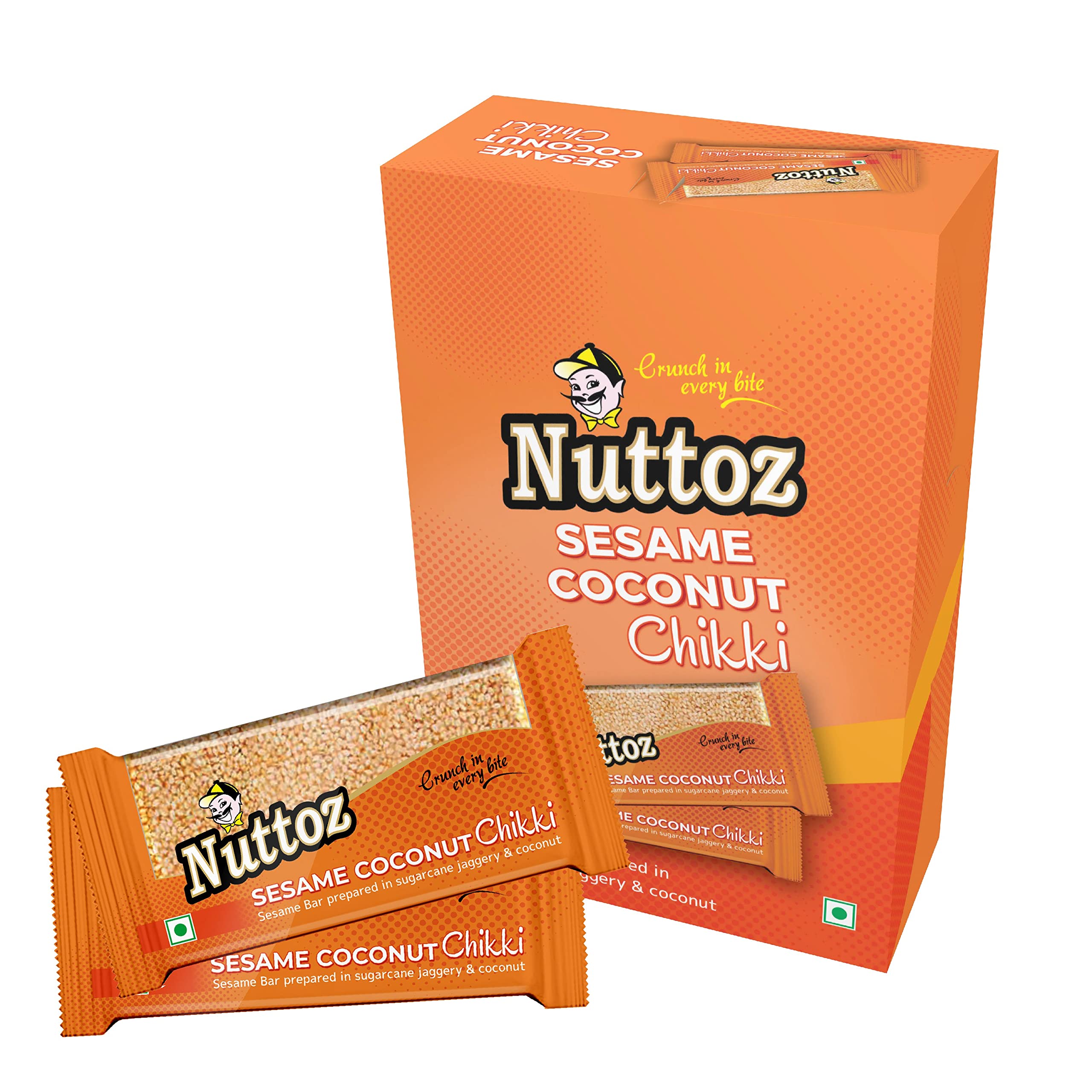 See full amazon price history chart for Nuttoz Jaggery Chikki, Sesame Coconut Chikki Bar - Traditional Indian Sweets, Crunchy Coconut Chikki Bar Made with All-Natural Ingredients Box Pack (20 Bars, 30 Gm Each) Nuttoz Jaggery Chikki, Sesame Coconut Chikki Bar - Traditional Indian Sweets, Crunchy Coconut Chikki Bar Made with All-Natural Ingredients Box Pack (20 Bars, 30 Gm Each) (B09K7W8JTJ) Amazon Price History, Amazon Price Tracker