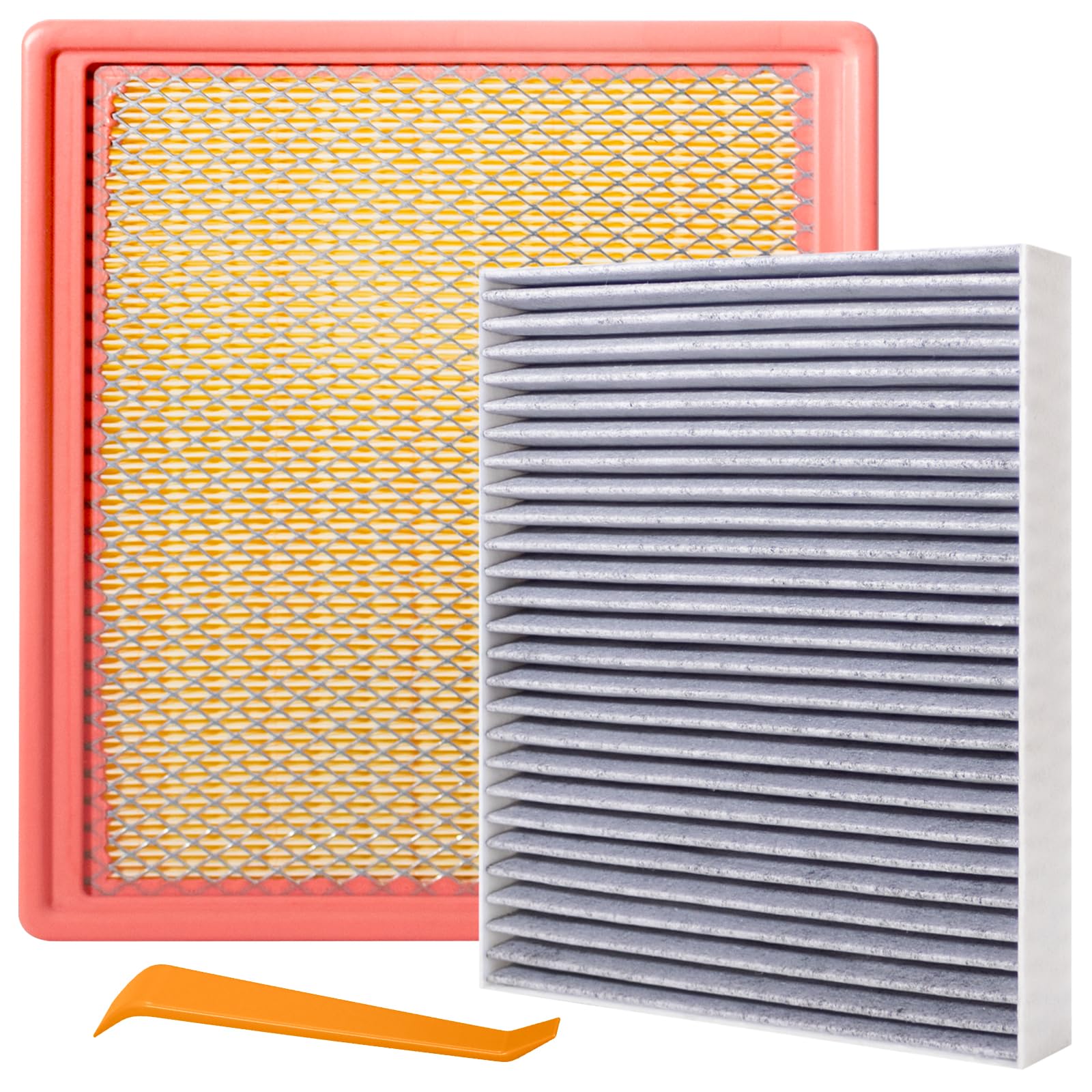 94775933 Engine &amp; Cabin Air Filter Set Replaces 13356914 23248945 CA11959 | Compatible with 2015-2022 Chevrolet Colorado L4 V6 GMC Canyon Intake Ventilation Part A3195C CF11966