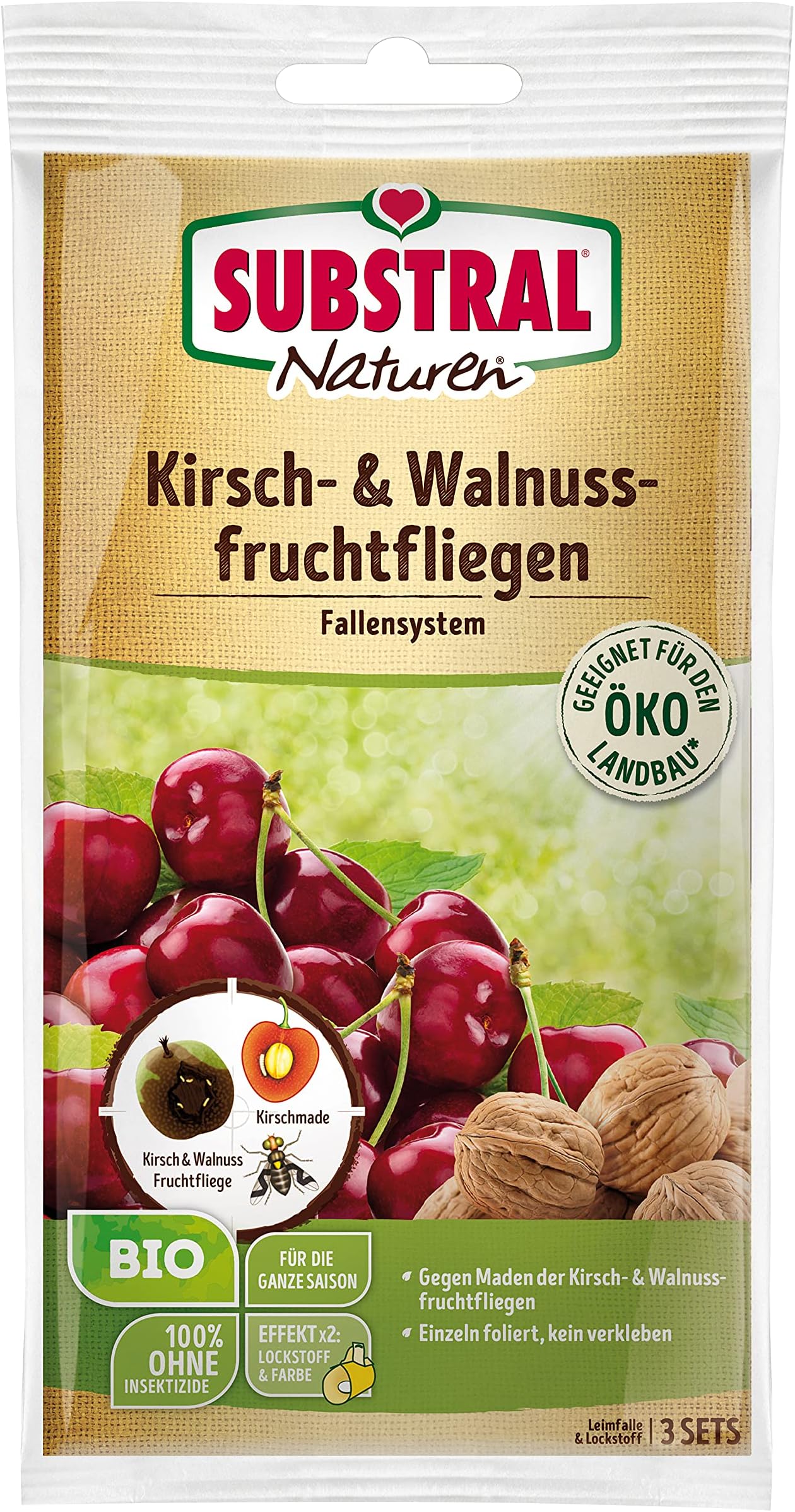 Naturen Cherry Fruit Fly Traps Case - 1 Set