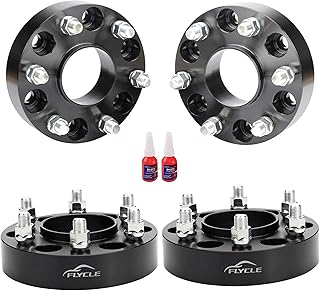 6 Lug 6x135 Hubcentric Wheel Spacers for 2015-2022 F150,1.5 inch 6x135mm Wheel Spacer 14x1.5 Studs & 87.1 mm Bore Compatible with 2015-2022 Expedition Navigator Lobo