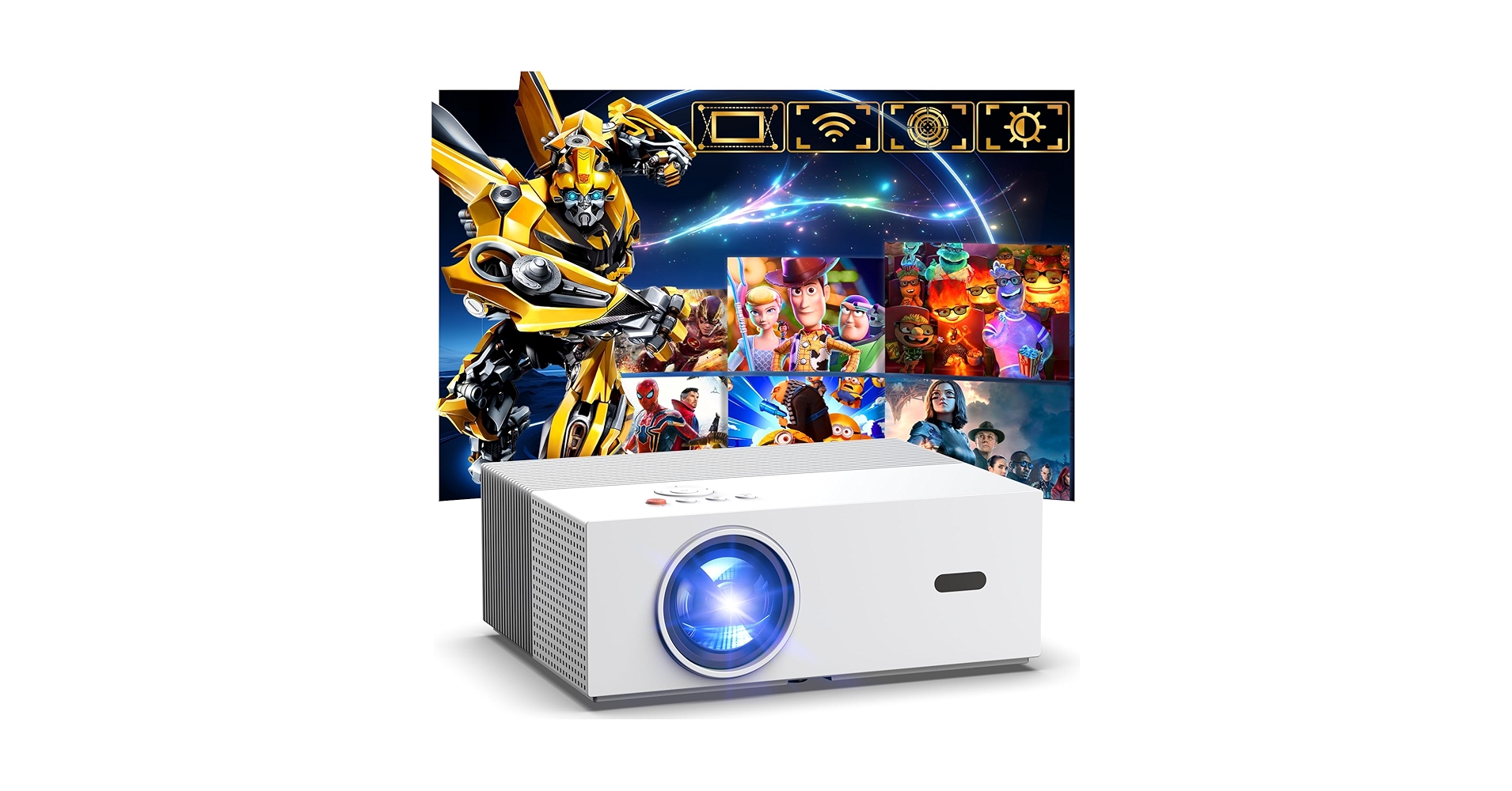 Amazon.co.jp: JOWLURKプロジェクター 自動台形 1080P 4K対応