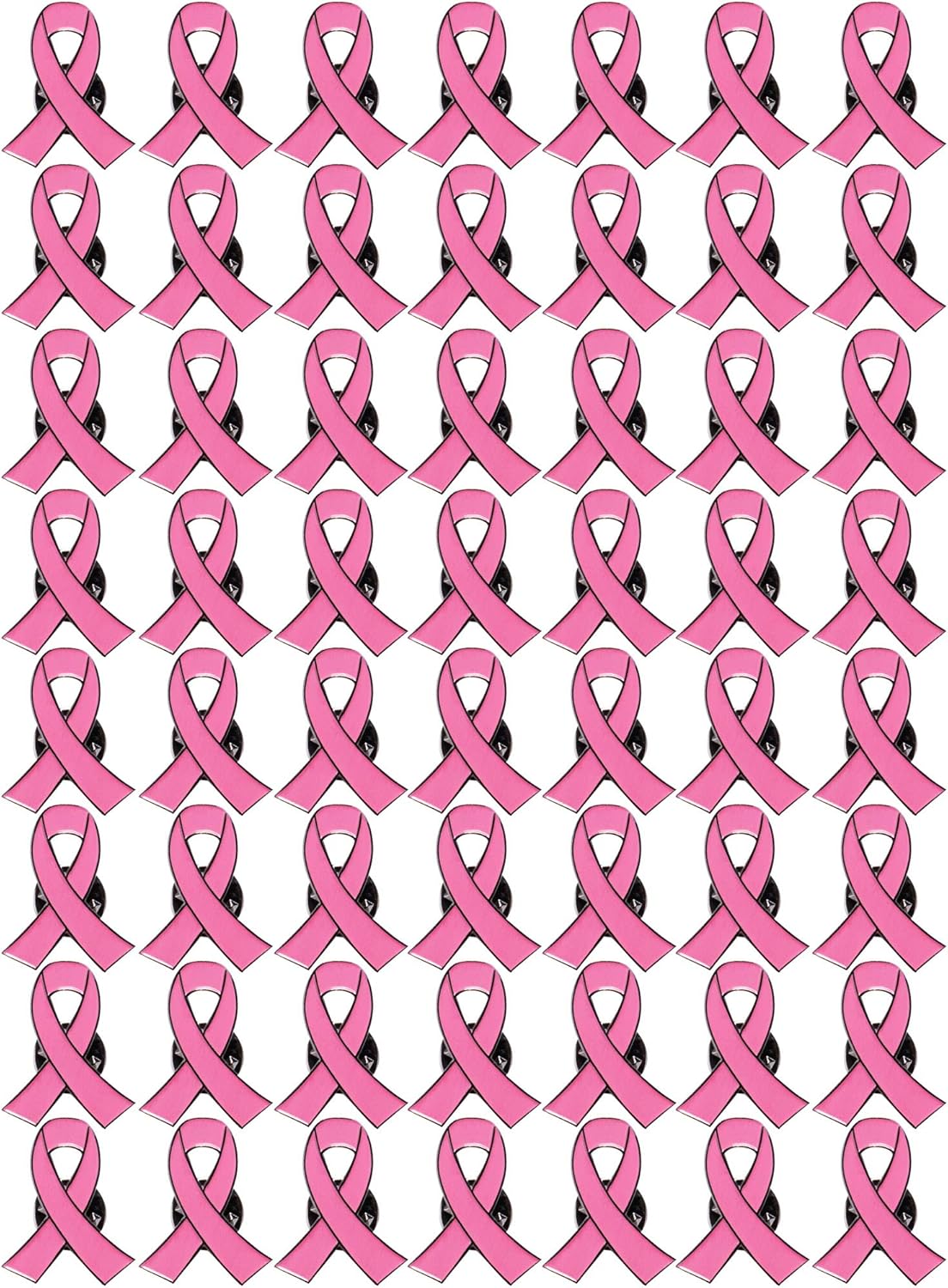 Pink Ribbon Pins Breast Cancer Awareness Brooch Lapel Pins Buttons