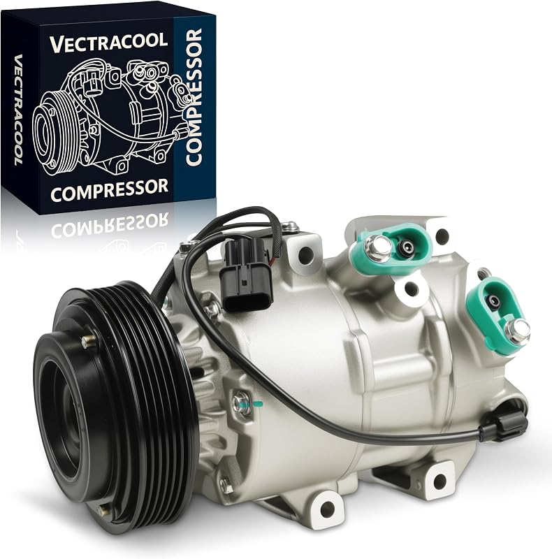 Compressor do ar-condicionado VectraCool HCC-DVE16 para Hyundai Tucson 2.4L e Kia Sportage – 1 unidade