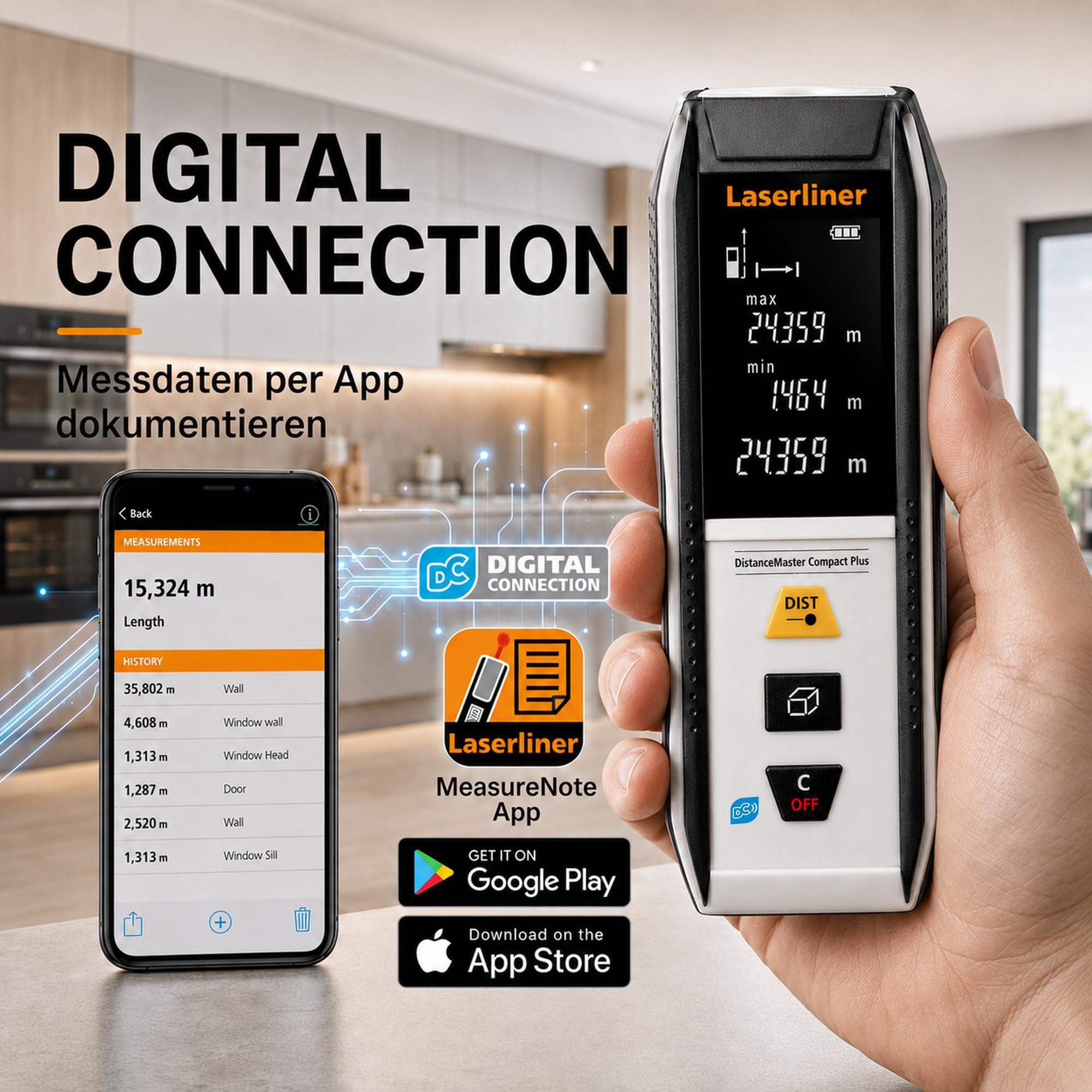 Laserliner Telémetro láser, DistanceMaster