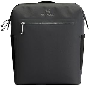 Stanley All Day Madeleine Backpack Soft Cooler 20 Can Cooler with Handle and Shoulder Straps Insulated Travel Bag with Zipper BPA-Free
