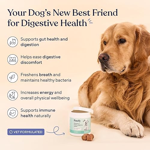 Miniatura 2 de Pawfy Probióticos para perros Apoya la salud digestiva, la diarrea para perros pequeños y grandes Mejora la salud intestinal Suplementos