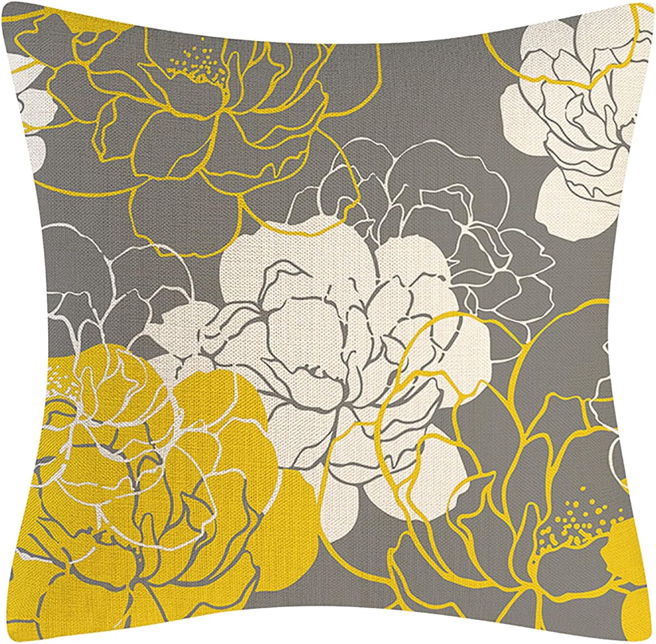 Yellow Pillowcase Modern Daisy Pillowcase Decorative