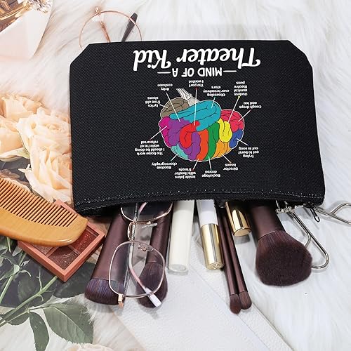 Miniatura 4 de MEIKIUP Mind Of A Theater Kid - Divertidos regalos musicales de Broadway, bolsa de maquillaje para nerd, regalo de teatro para actrices y actores,