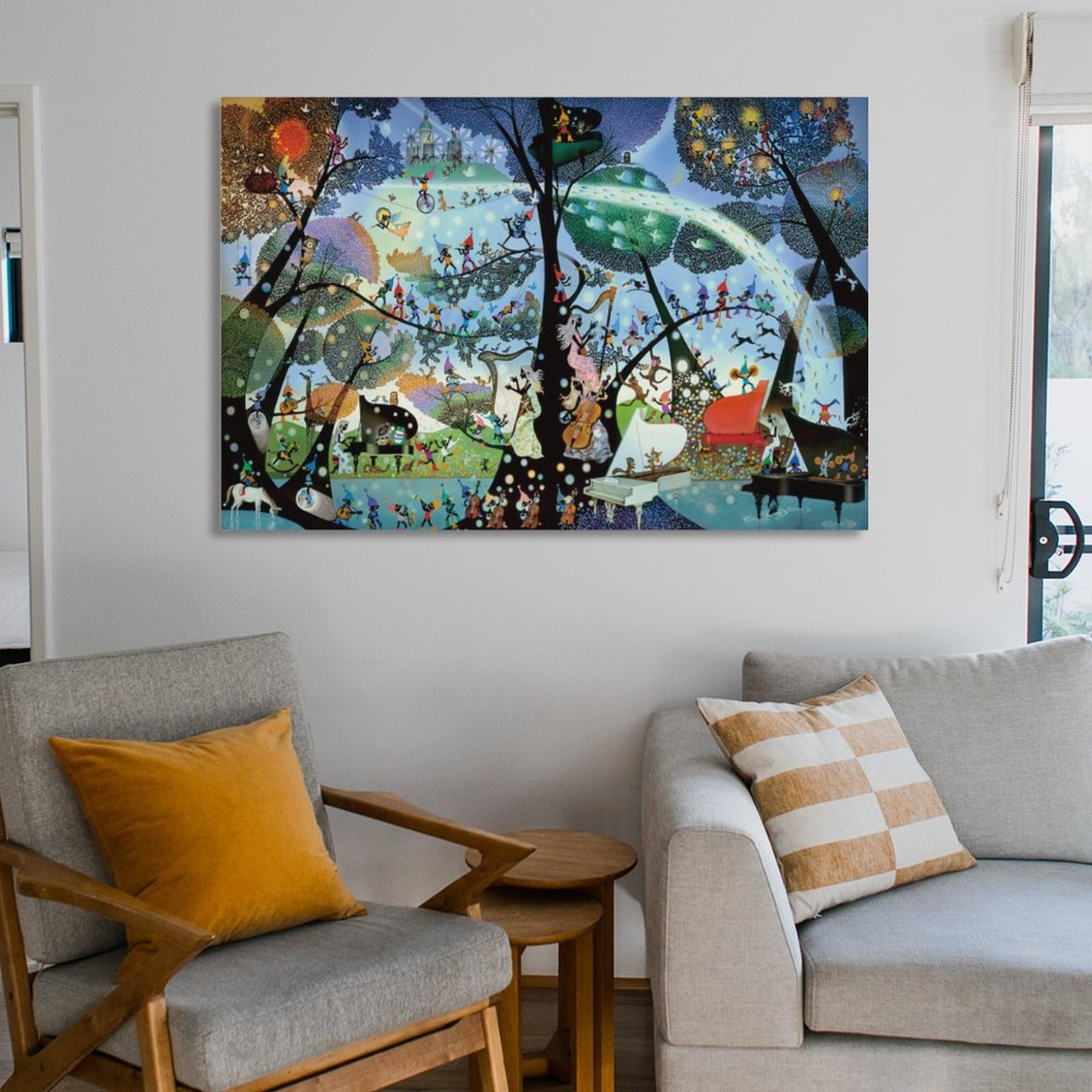 藤城清治『こびとの楽園』 Amazon.co.jp: 1000ピース ジグソーパズル 藤城清治 こびとの