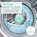 EPMOCN 24 Pastilles Nettoyant Machine à Laver, Nettoyant Lave Linge Puissant contre les Poils de Chien et Mauvaises Odeurs, Détartrant Efficace pour Tambour, Soin Lave-Linge pour Maison avec Animaux - 7