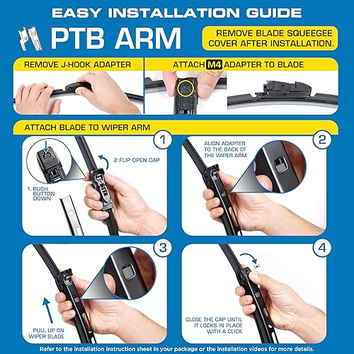 Miniatura 9 de Rain-X 810335 Limpiaparabrisas de Haz Total Transparente de 26" y 20" Limpiaparabrisas para Parabrisas de Rendimiento para Todo Clima, Escobilla de