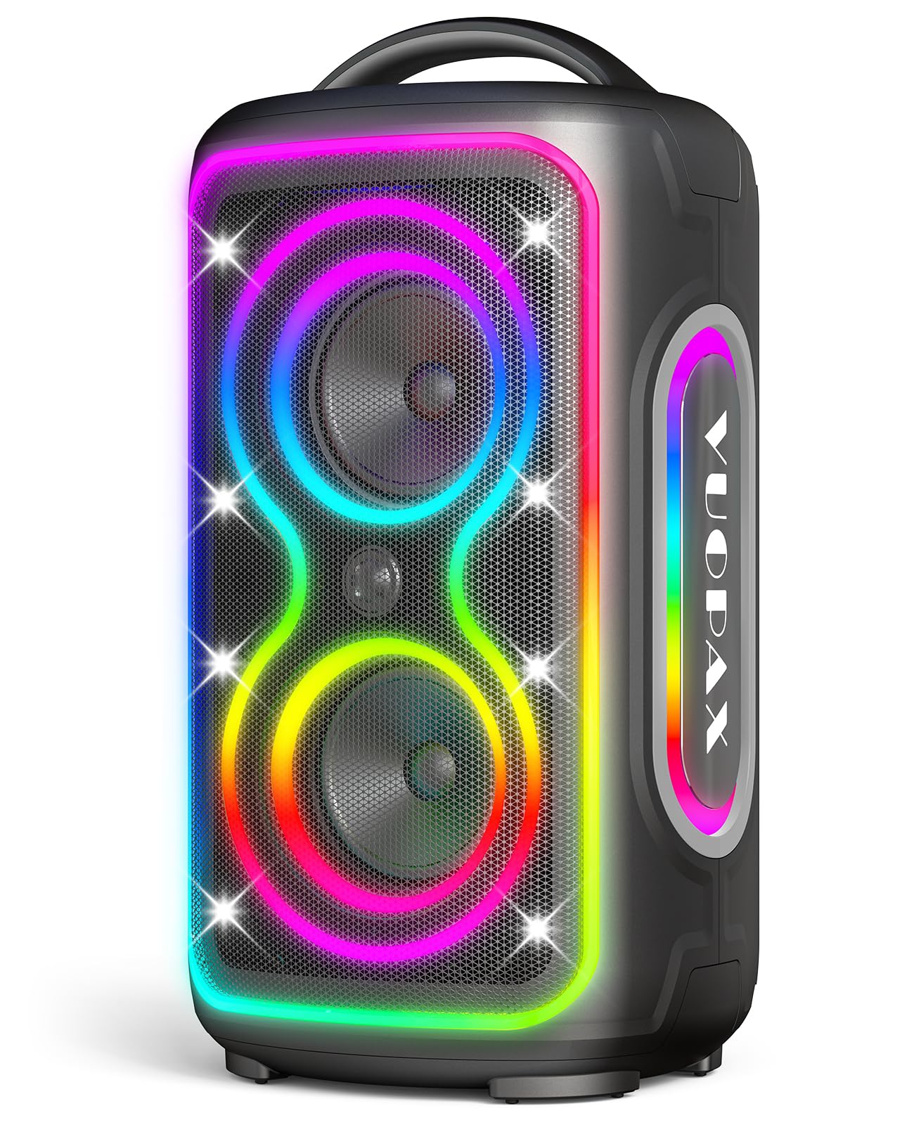 Portable Bluetooth Speaker Wireless Outdoor Party Speakers Bluetooth Waterproof IPX5 4 inch 200W Peak Powerful Loud Sound with