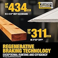 Vista 5 de DEWALT Sierra ingletadora fija de doble bisel de 20V MAX XR de 10 pulgadas (solo herramienta) (DCS714B)