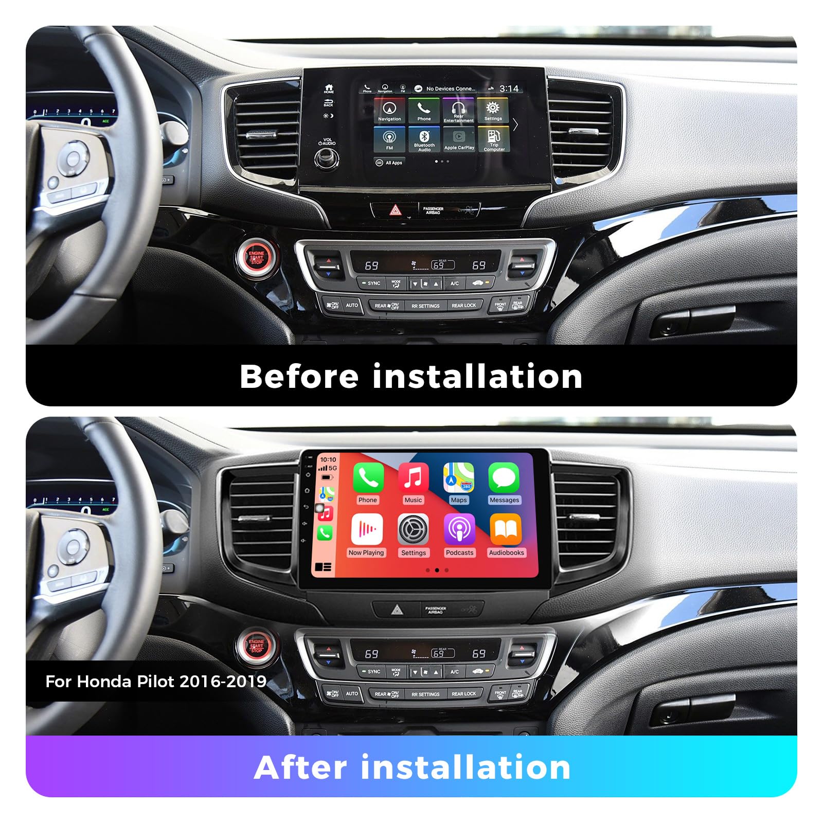 Amazon.com: DUDUAUTO DUDU7 for Honda Pilot 2016-2019 Radio Update