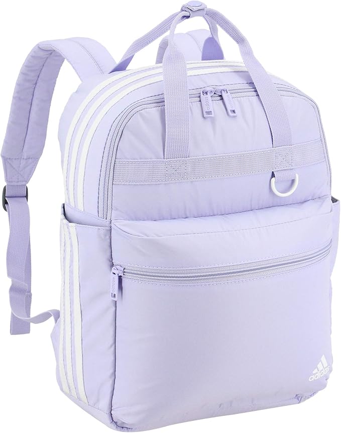 adidas Essentials Backpack Mochila, Tono violeta, morado/blanco, Talla