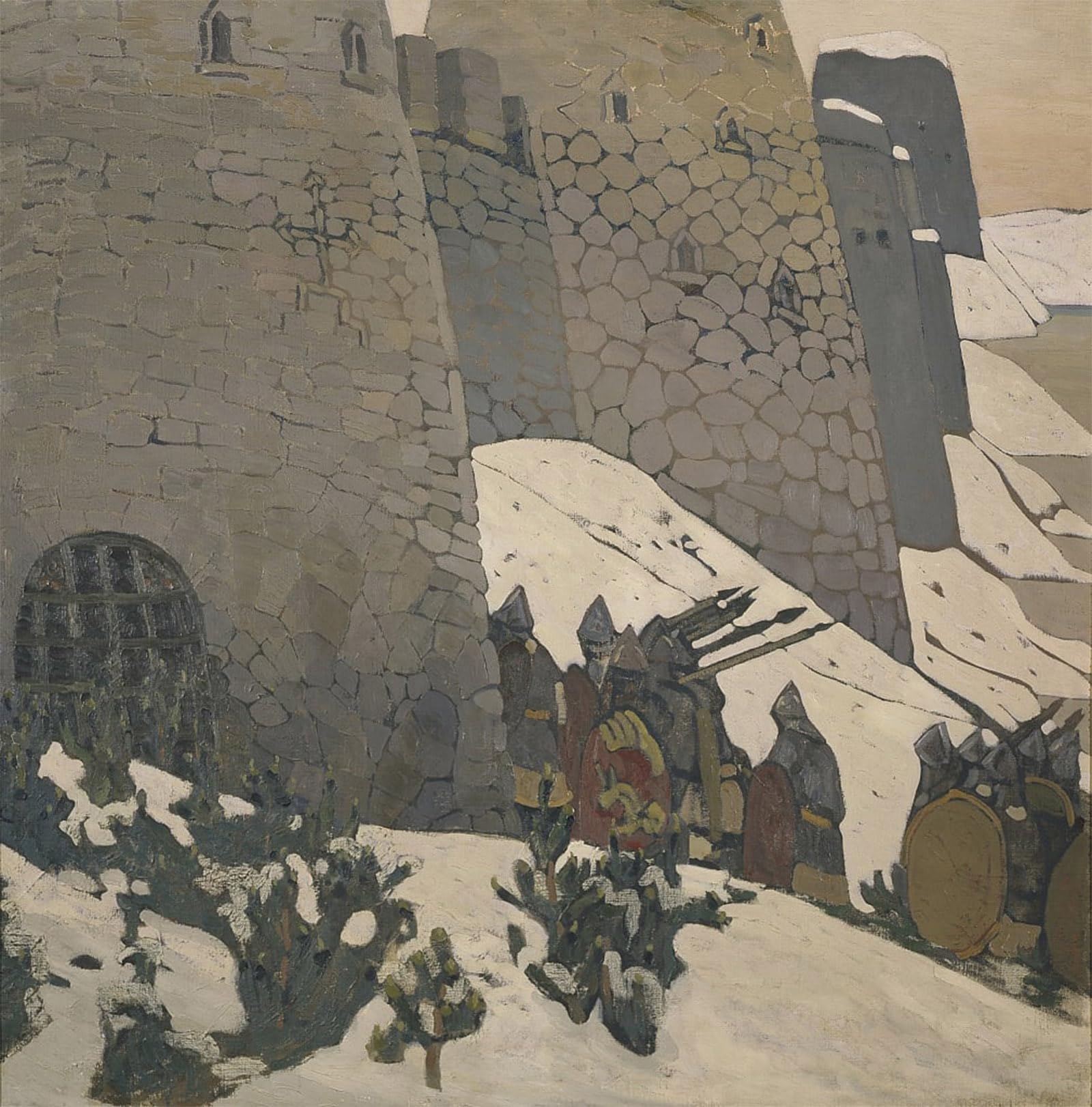 POSTERIIk Famous Print Pop Art Wall Art Graffiti the Watch by Nikolai Konstantinowitsch Roerich Art Prints for Home Decor 60x90cm