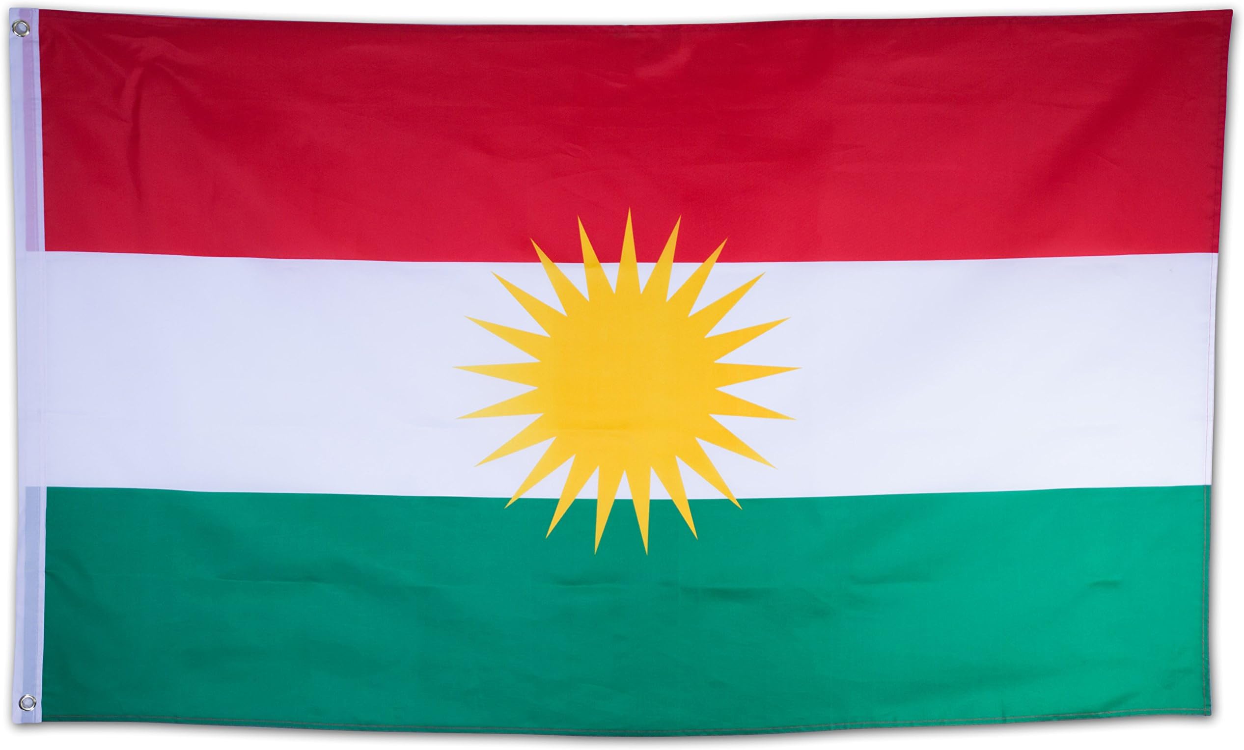 Flag Kingdom Kurdistan 1921-1924 90x60 cm - Kurdish flag 60 x 90 cm Cover for flagpole - AZ FLAG
