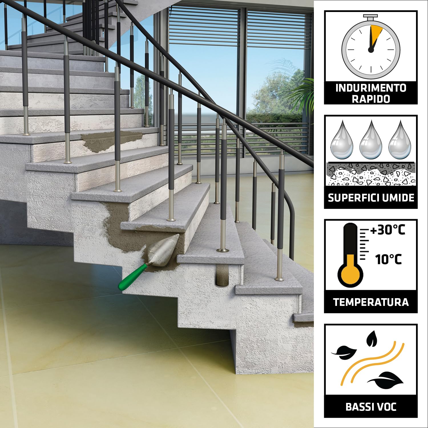 SIKA - Adesivo epossidico strutturale - Sikadur 31+, Grigio - Formato grande per ripristini importanti - Tenuta indistruttibile su metallo e pietra - Risultati eccellenti e duraturi - 6kg