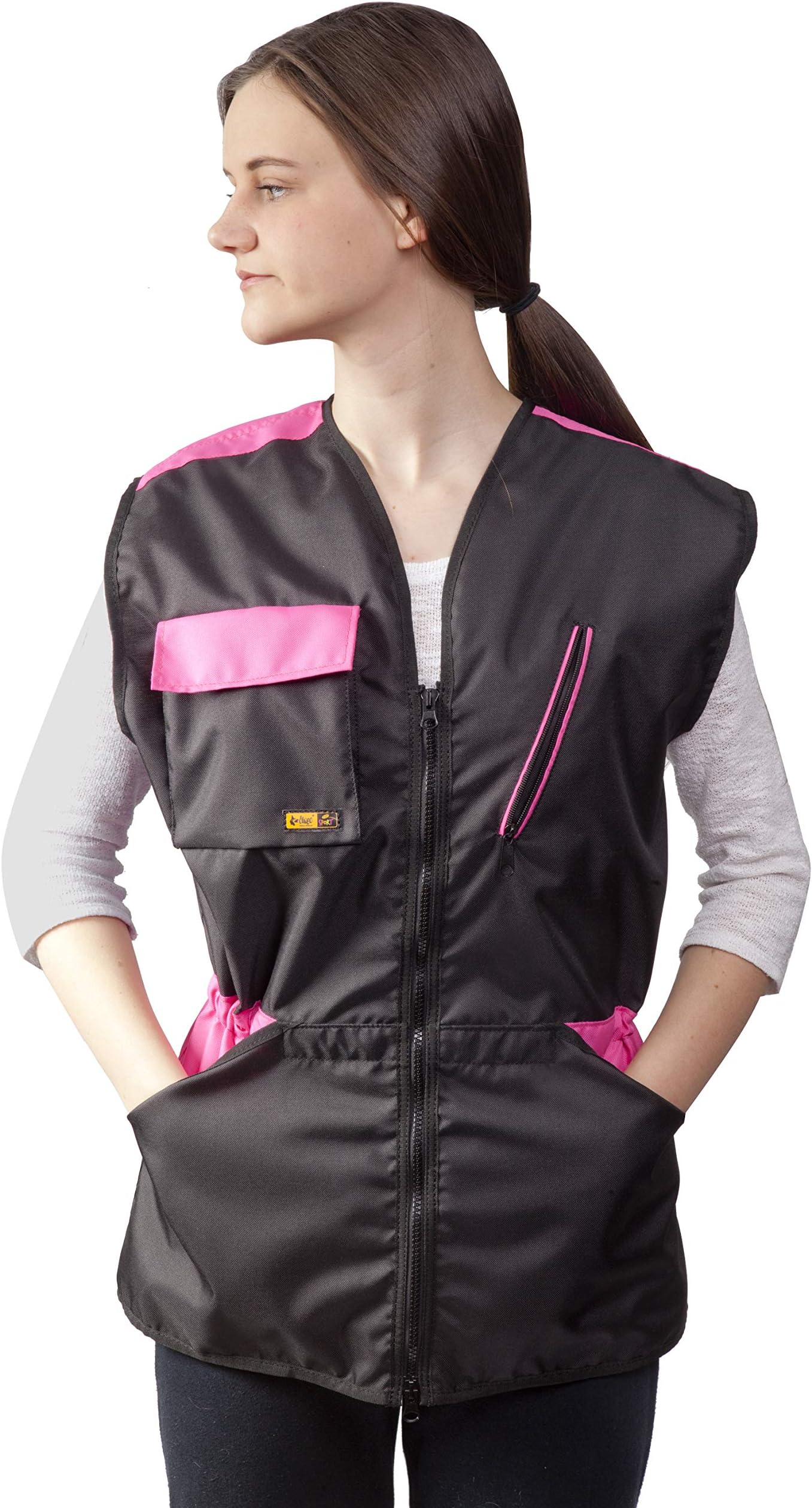 Dingo Dog Training Vest for Agility Trainer Dog Sports Handler Pink M