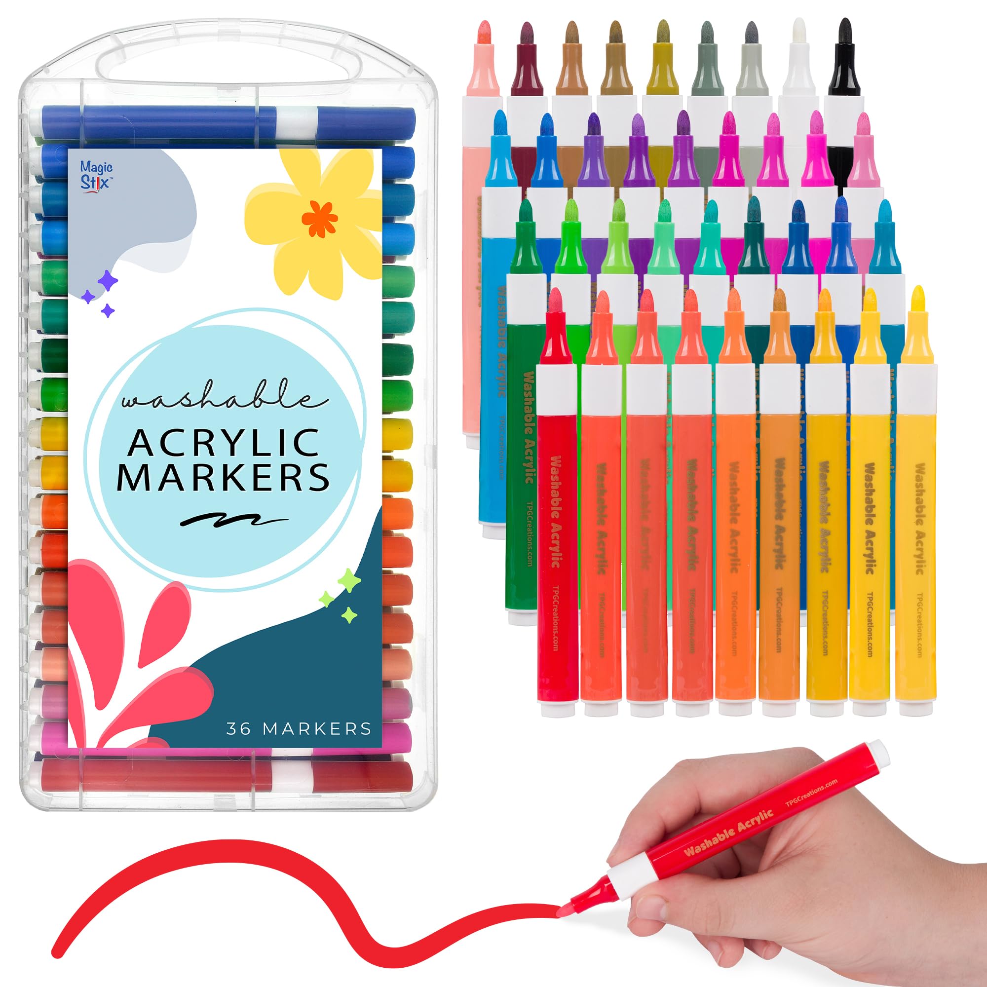 アイカツスターズ カラフルトリック Amazon.com: The Pencil Grip Magic Stix Washable Acrylic Markers