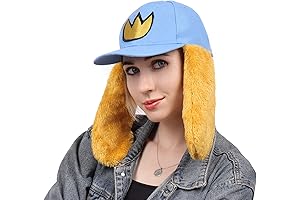 Eye-catching Blue Hat with Playful Dog Ears: Transform Your Look for Unforgettable Cosplay Adventures