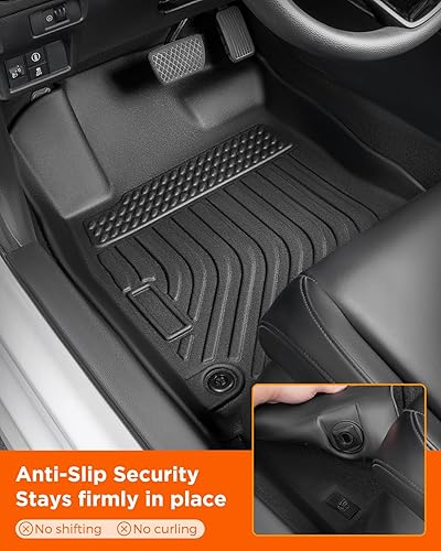 Miniatura 7 de Alfombrillas de piso para auto para Honda Civic 20222025, 2026 Sedán (No para Hatchback e Híbrido), Forros de Piso de TPE Antideslizantes para Todo