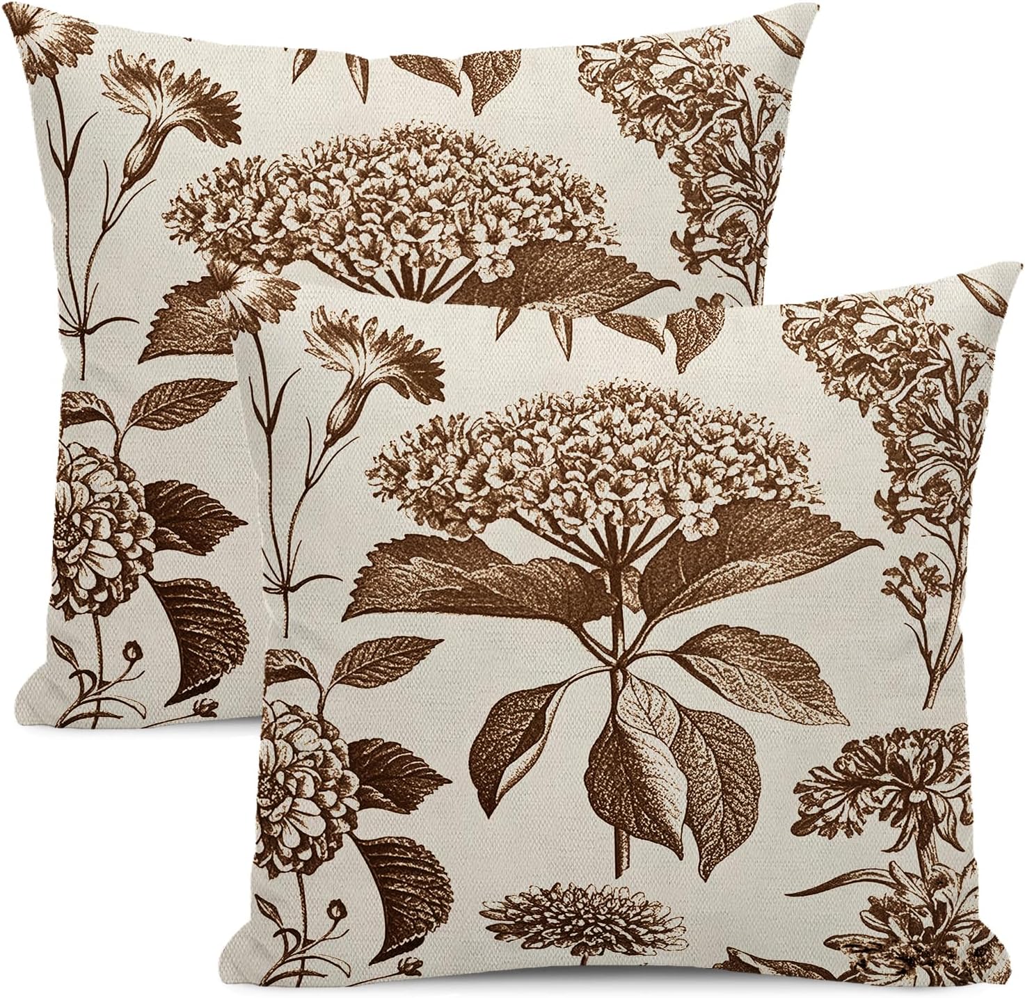 Vintage Floral-brown