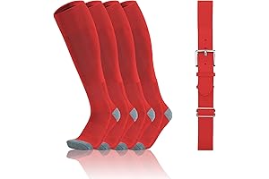 Toddler Training Baseball Socks and Belt Combo Set