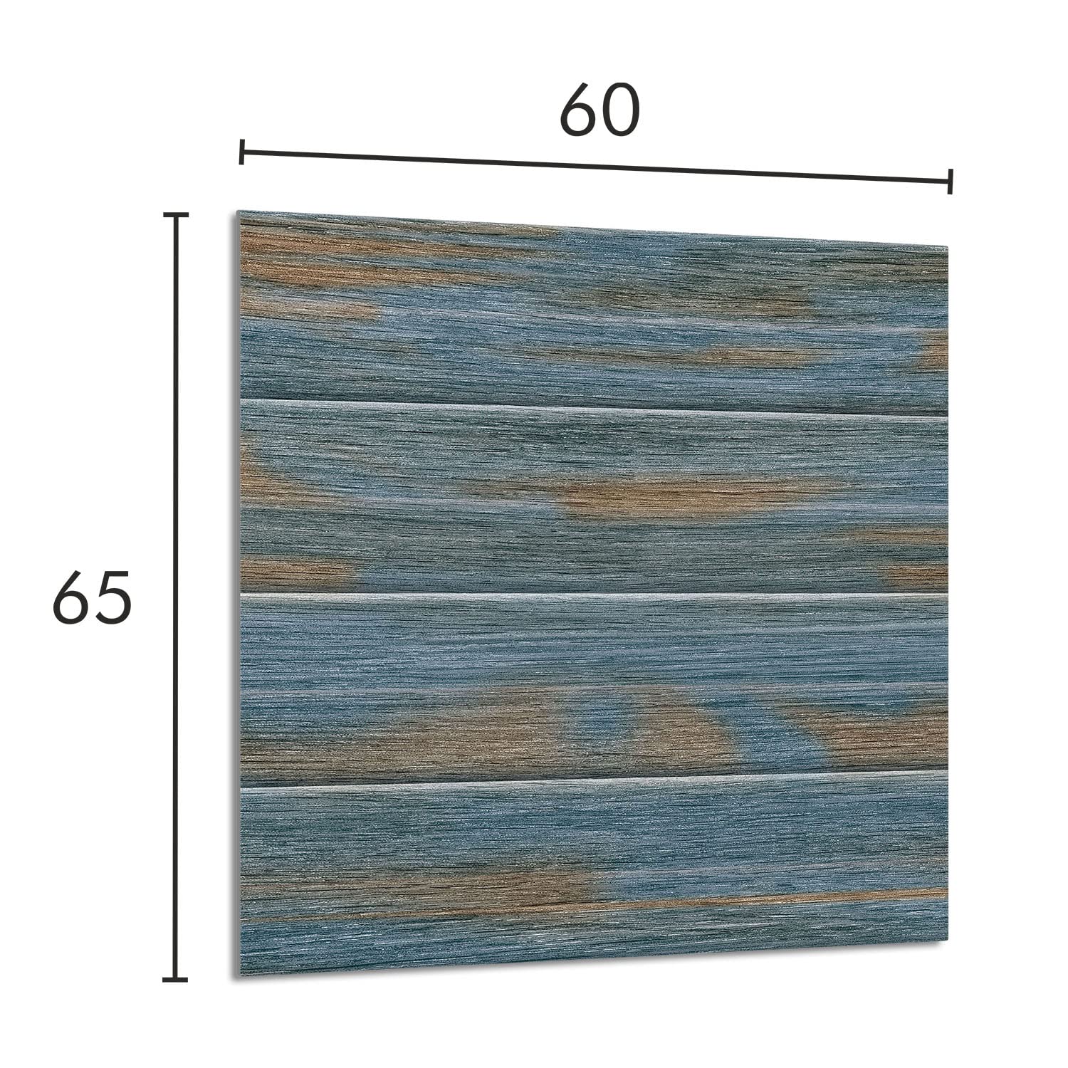 Szklany panel ochronny do kuchni Lacobel, szklana płyta ochronna na kuchenkę, 60x65 cm, szklana deska do krojenia, ochrona przed rozpryskiwaniem, uniwersalna, DREWNO