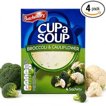 Batchelors Cup a Soup Creamy Broccoli & Cauliflower 4 per pack - 101g