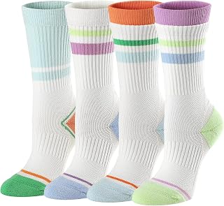 TERRIFI Women's Athletic Crew Socks