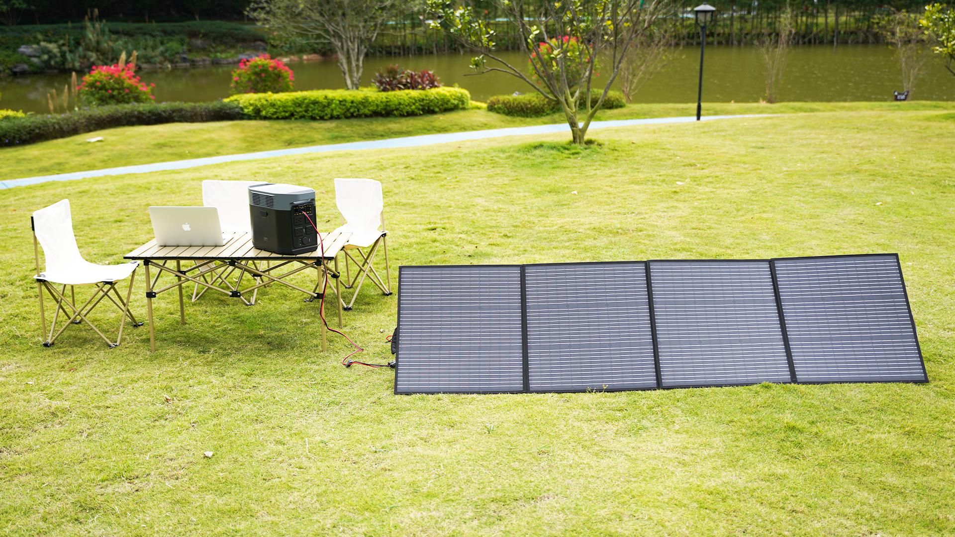 MHPOWOS Faltbares Solarpanel 220W 40V Monokristallines MHPOWOS Faltbares Solarpanel 220W 40V Monokristallines