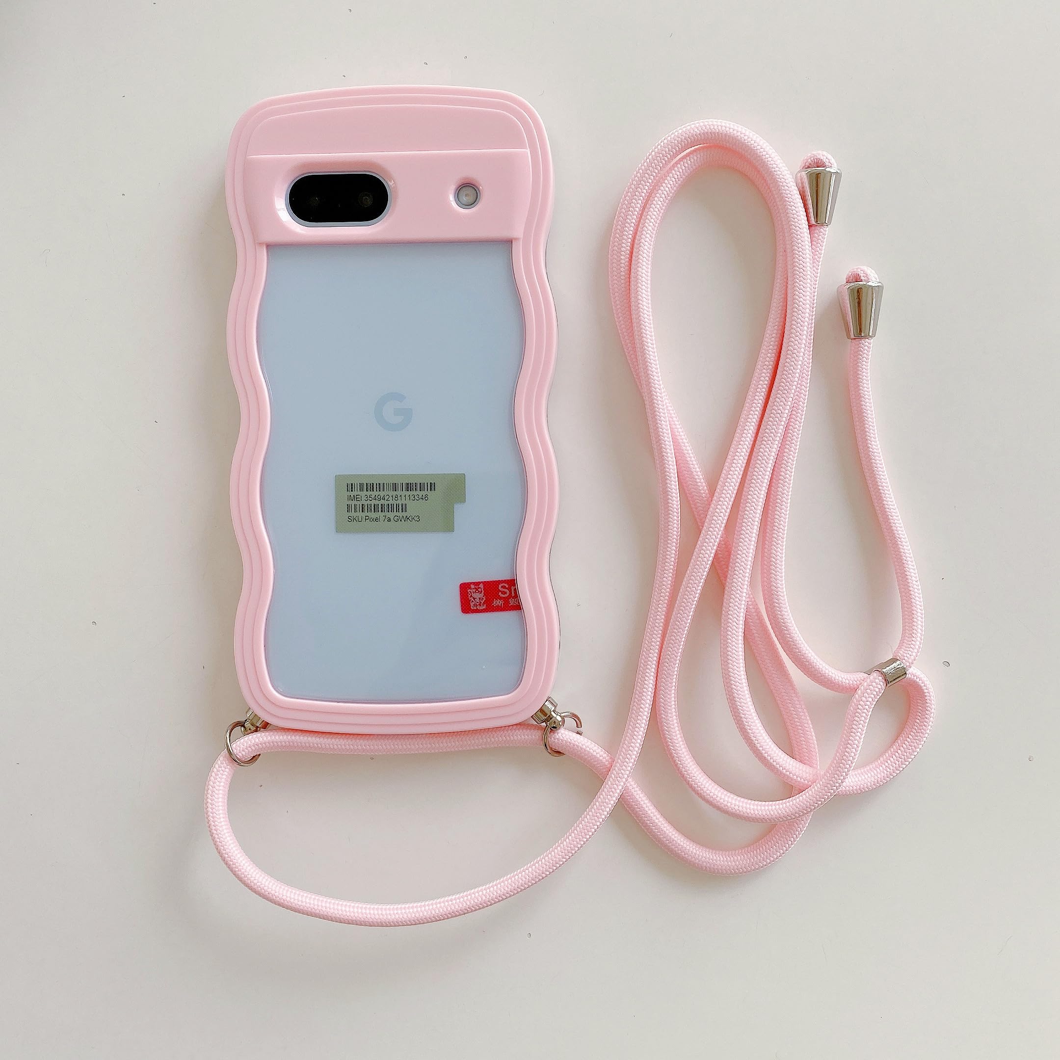Amazon.co.jp: HILEGENER Google Pixel 8A かわいい クリアケース 波状 