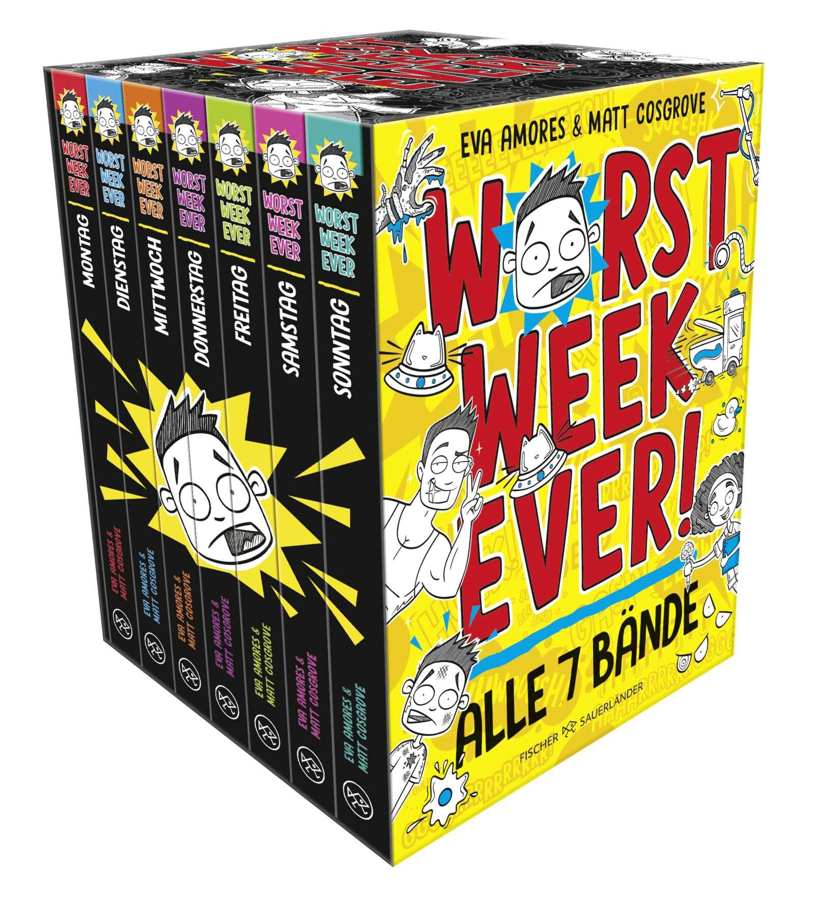 Worst Week Ever im Taschenbuch-Schuber (Bd. 1-7): Alle 7 Bände im hochwertigen Geschenkschuber für Kinder ab 10