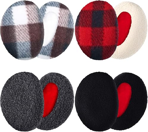 Geyoga 4 Pairs Bandless Ear Muffs