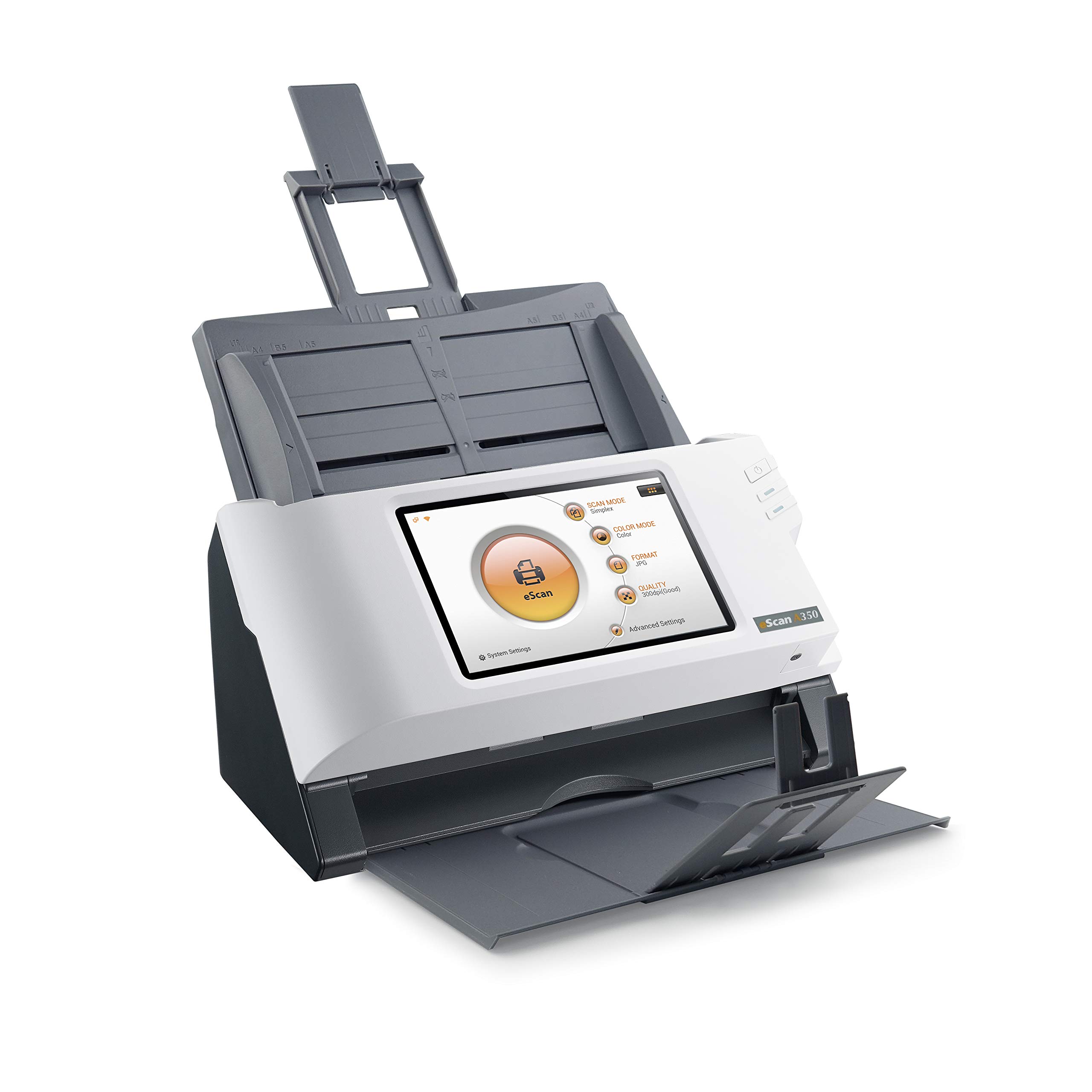 Plustek Escan A350 Essential AdF-Scanner 600 X 600 Dpi A4 Schwarz - Wei? (0286)