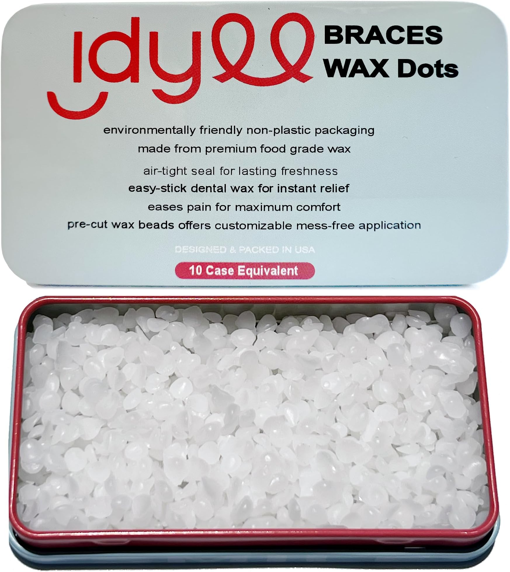 Braces Wax Ortho Dots Unscented Dental Wax Mini Dots for Braces Includes
