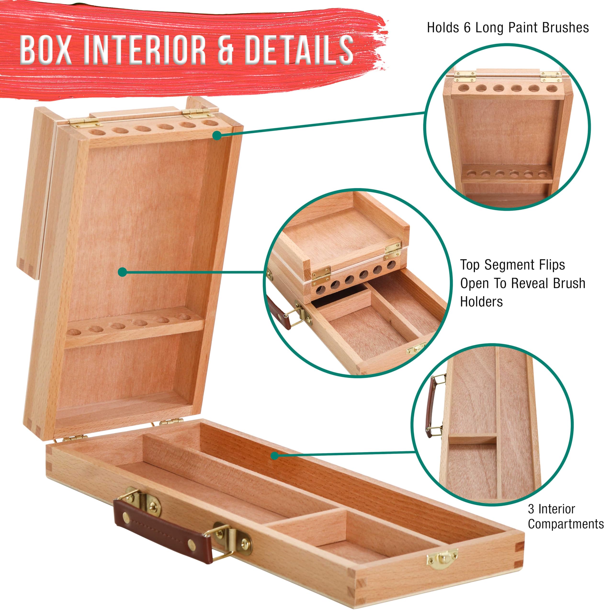 Amazon.com: U.S. Art Supply Multi-Function Flip Open Artist Supply