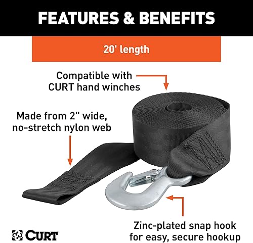 Miniatura 3 de Curt 29007 Winch Correa