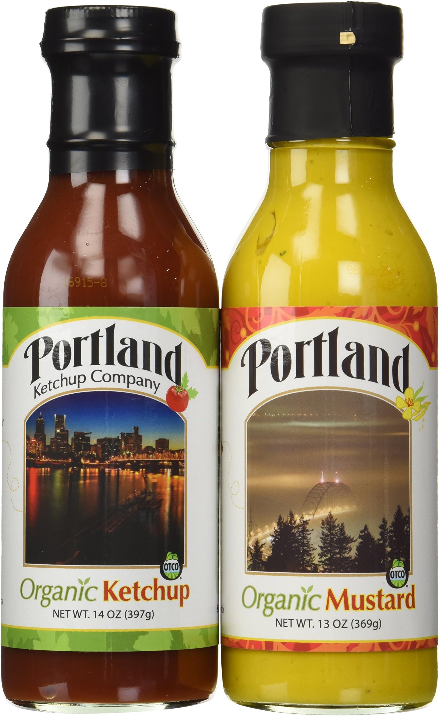 Portland Organic Ketchup & Mustard (1 Ketchup, 1 Mustard)