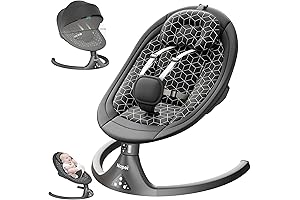Electric Baby Swing for Infants to Toddler, With Bluetooth and Remote Control