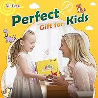 Vista 6 de Kits de arcilla seca al aire de Artpar, arcilla mágica para modelar dinosaurios para niños, 12 cajas de dinosaurios, kit de manualidades artísticas