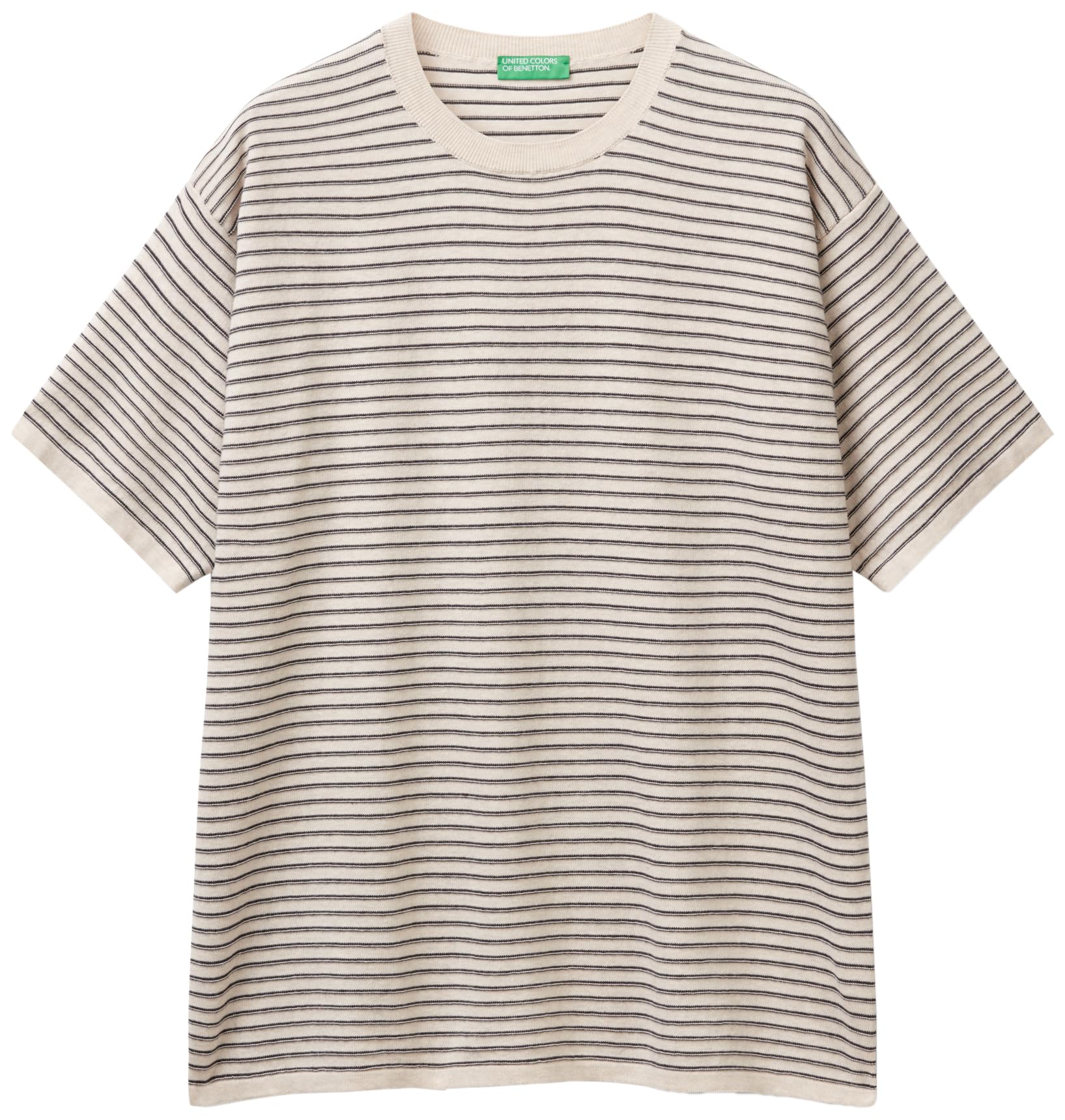 United Colors of Benetton Jersey G/C M/M, Cream, XXL