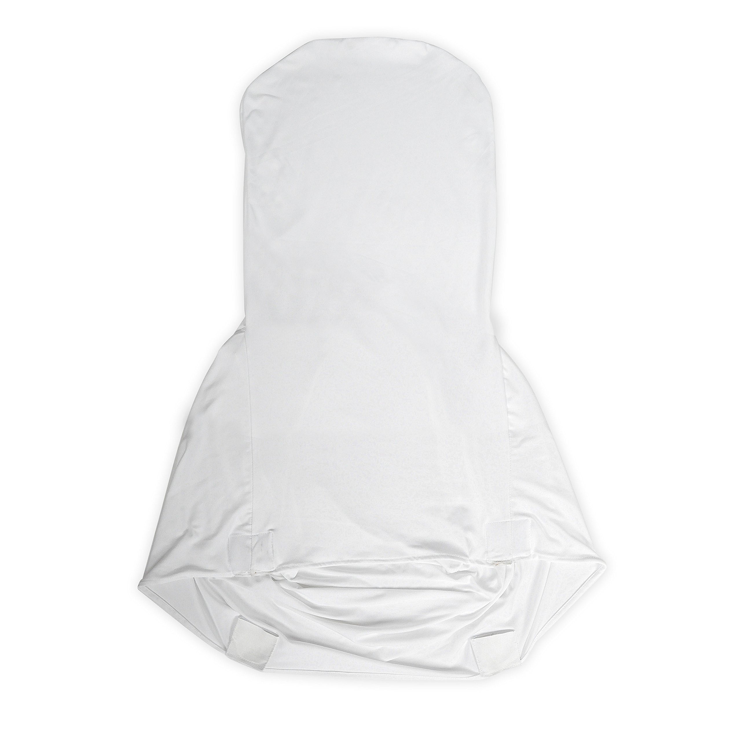 EMART Stuhlhussen Weiß 100 Stück, Weiß Stuhlhussen Stretch Polyester | Slipcovers, Waschbar, Hochzeit, Party, Bankett Stuhl Dekoration