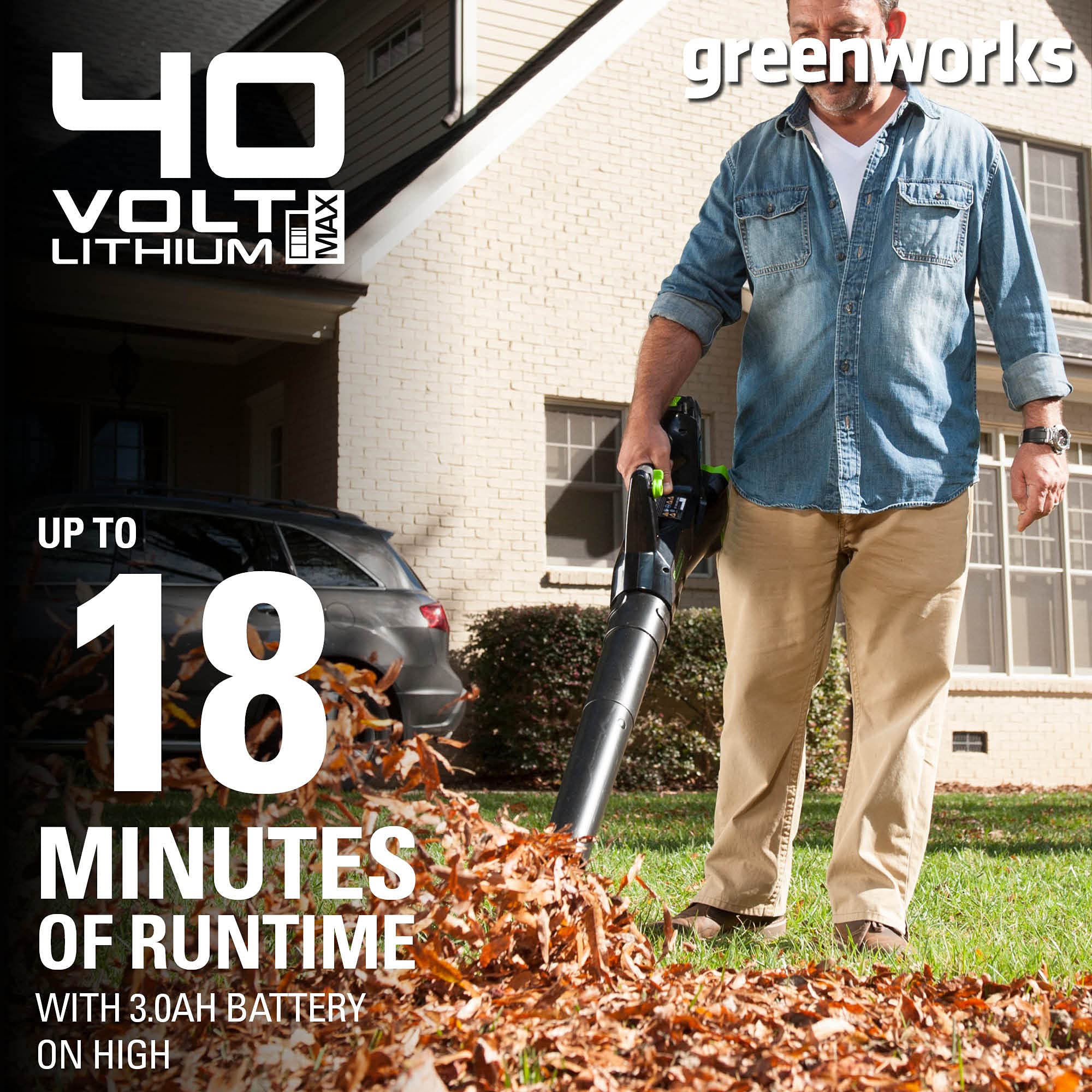 Amazon.co.jp: Greenworks 40V 110MPH - 390CFM コードレスジェット 